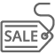 A sale tag
